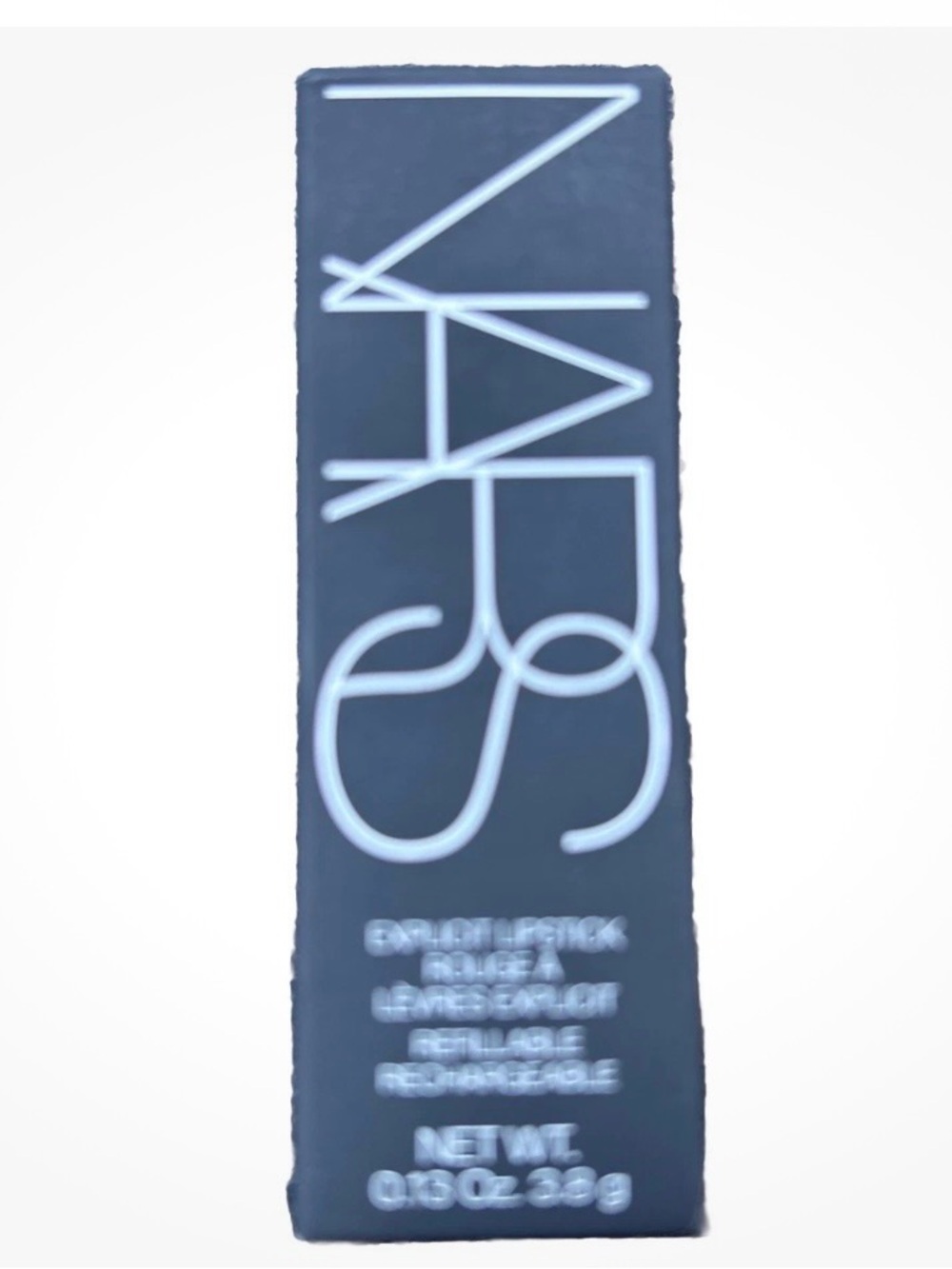 NARS Black Lipstick Box with White Logo
